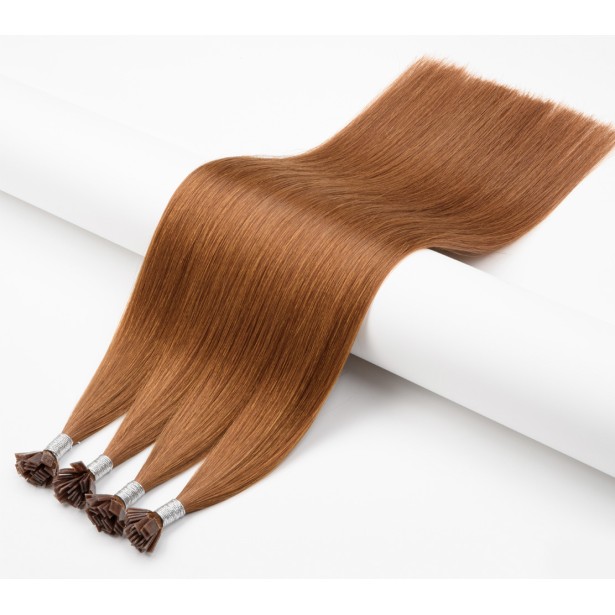 Extension Kératine Micro Capsule Cheveux Russes — 25 Mèches 30 à 70cm | Real Russian Hair
