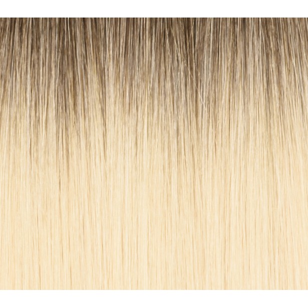 Extension Adhésive Ombré, Rooted et Effet Racine en Cheveux Slaves — 10 Bandes | Real Russian Hair