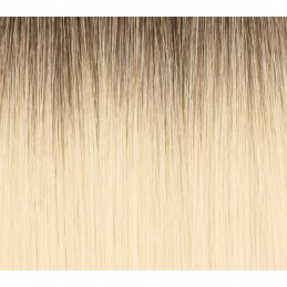 Extension Adhésive Ombré, Rooted et Effet Racine en Cheveux Slaves — 10 Bandes | Real Russian Hair