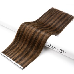 Balayage Tape-In Extensions in Russian Hair — 10 Injected Tape Haar | Real Russian Hair