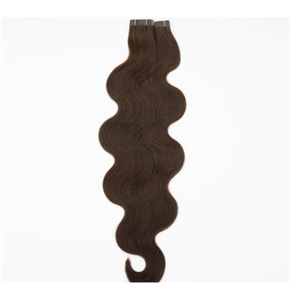Extension Adhésive Ondulée & Bouclée en Cheveux Russes — 25g - 50cm | Real Russian Hair