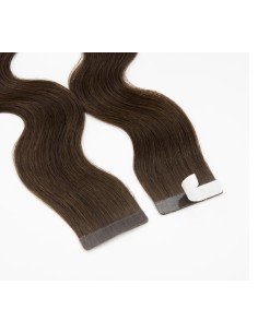 Extension Adhésive Ondulée & Bouclée en Cheveux Russes — 25g - 50cm | Real Russian Hair
