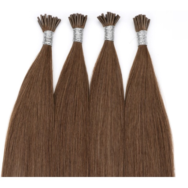 Micro Ring Extensions in Slavic Hair — 25 Strands · 50 cm | Real Russian Hair