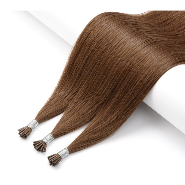 Micro Ring Extensions in Slavic Hair — 25 Strands · 50 cm | Real Russian Hair