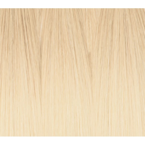 Extension à Anneau Ombré, en Cheveux Slaves Rooted et Effet Racine — 25 Mèches · 50 cm | Real Russian Hair