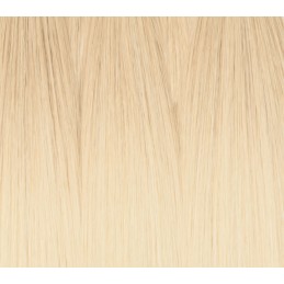 Extension à Anneau Ombré, en Cheveux Slaves Rooted et Effet Racine — 25 Mèches · 50 cm | Real Russian Hair