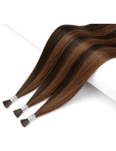25 Highlight Microring Hair Extensions - Russian Professional Hair