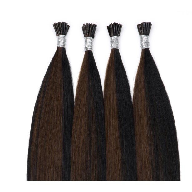 25 Microring Extensions Strahnen - Russische Haarverlängerung