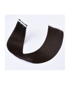 Lange unsichtbare Klebe-Extensions aus russischem Haar 60cm / 60gr 2