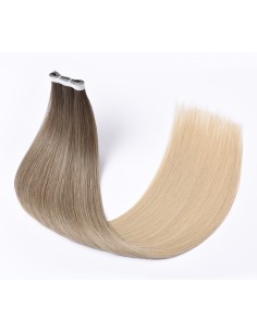 Longues extensions adhésives invisibles Injectées en cheveux Russes