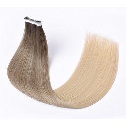 Lange unsichtbare Klebe-Extensions aus russischem Haar 60cm / 60gr