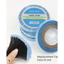 Rouleau d'adhésif double-face pour extensions Tape-In