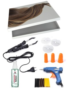 Pack Premium de Pose Kératine — Dissolvant, Pince Chauffante & Pistolet | Real Russian Hair