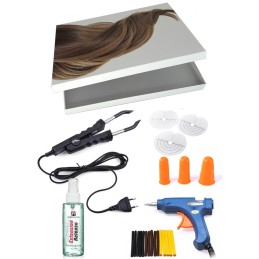 Pack Premium de Pose Kératine — Dissolvant, Pince Chauffante & Pistolet | Real Russian Hair