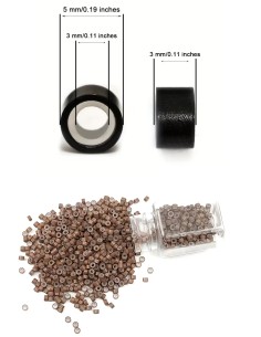 Anneaux Silicone pour Extensions à Froid — 4 Coloris | Real Russian Hair