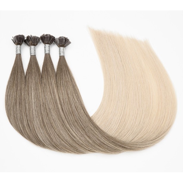 Extensions Kératine Ombré Hair Cheveux Russes — 25 Mèches Bonding | Real Russian Hair