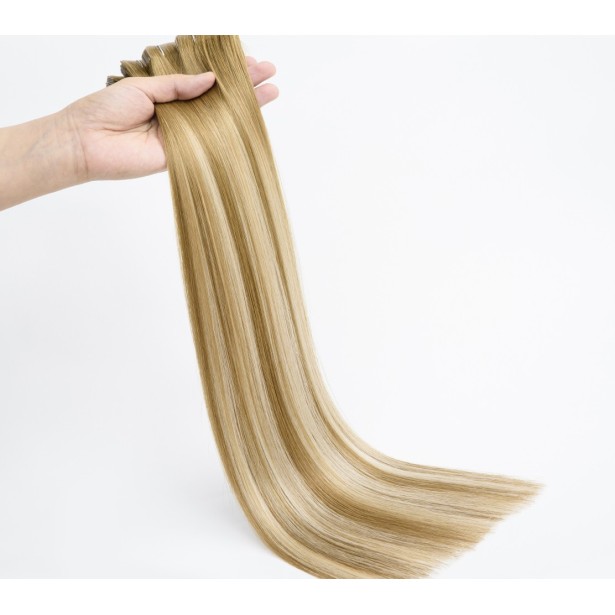 Balayage Tape-In Extensions in Russian Hair — 10 Injected Tape Haar | Real Russian Hair