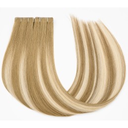 Balayage Tape-In Extensions aus Russische Haar — 10 Injizierte Tape Haar | Real Russian Hair