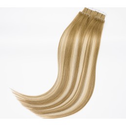 Balayage Tape-In Extensions aus Russische Haar — 10 Injizierte Tape Haar | Real Russian Hair