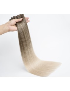 Ombré, Rooted und Ansatzeffekt Tape Extensions aus Slawischem Haar — 10 Tape Haar | Real Russian Hair