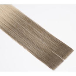 Extension Adhésive Ombré, Rooted et Effet Racine en Cheveux Slaves — 10 Bandes | Real Russian Hair