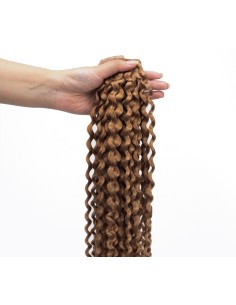 Extension à Clips Ondulés & Bouclés en Cheveux Russes — 100g | Real Russian Hair 2