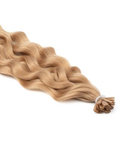 Extension Kératine Ondulée Cheveux Russes — Micro Capsule 25 Mèches | Real Russian Hair