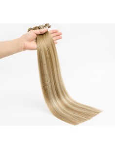 Balayage Keratin Extensions Russisches Haar — 25 Strähnen 30-70cm | Real Russian Hair