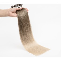 Extensions Kératine Ombré Hair Cheveux Russes — 25 Mèches Bonding | Real Russian Hair