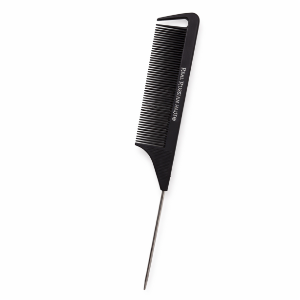 Peigne Queue de Rat à Pointe Métallique pour Extensions | Real Russian Hair