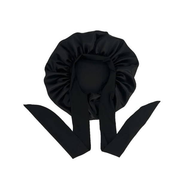 Bonnet de nuit en satin pour extensions de cheveux