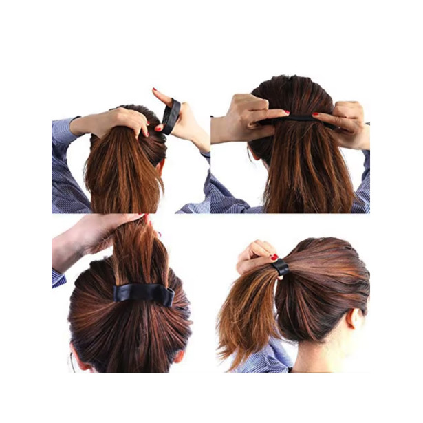 Élastique silicone volume — queue de cheval épaisse
