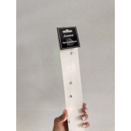 Bijou de cheveux — fil 8 strass façon diamant