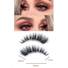 Faux-cils magnétiques — sans colle, réutilisables